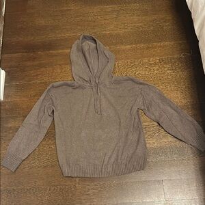 GAP Cash Soft Light Brown Sweater with Hood and Pullover Design